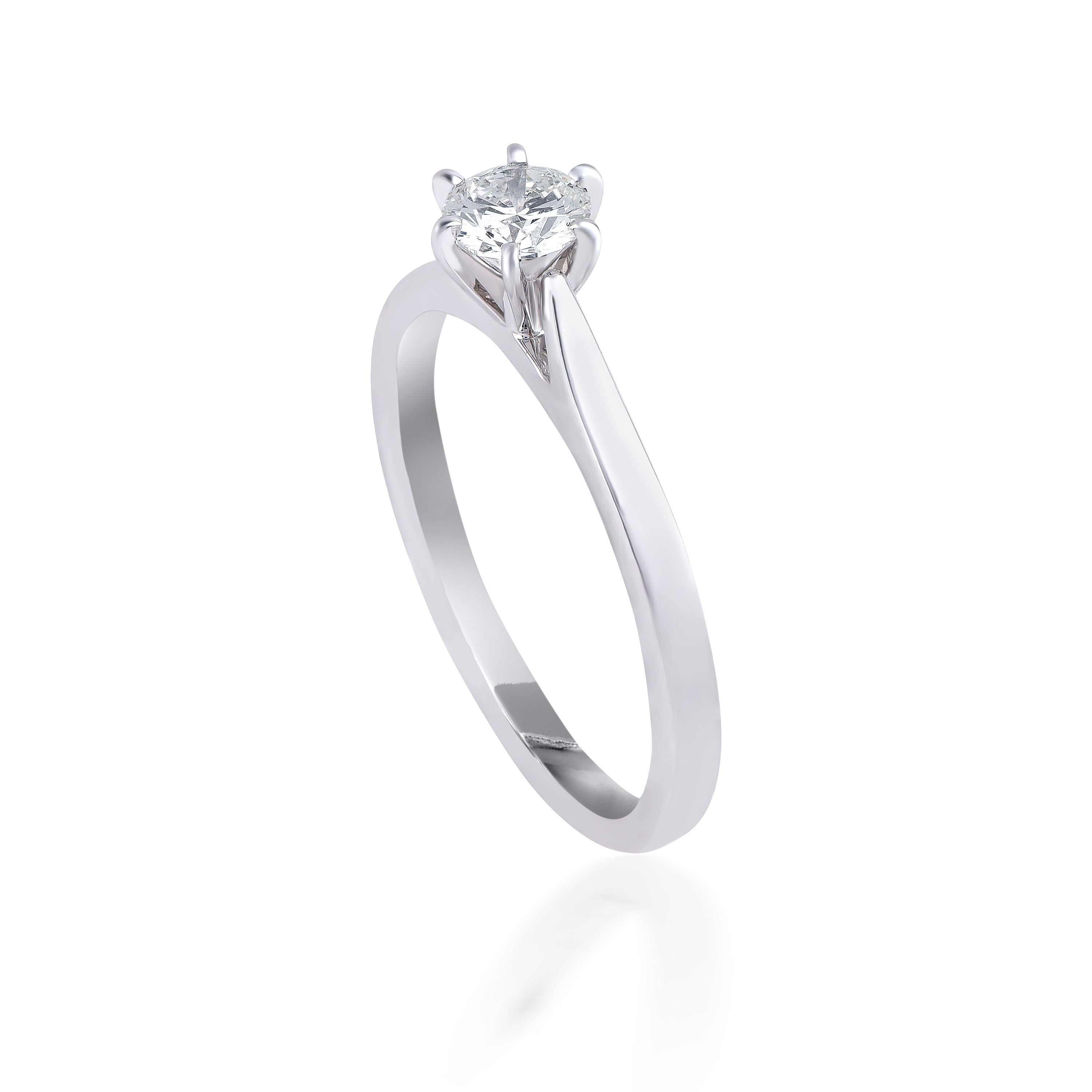 simple solitaire ring