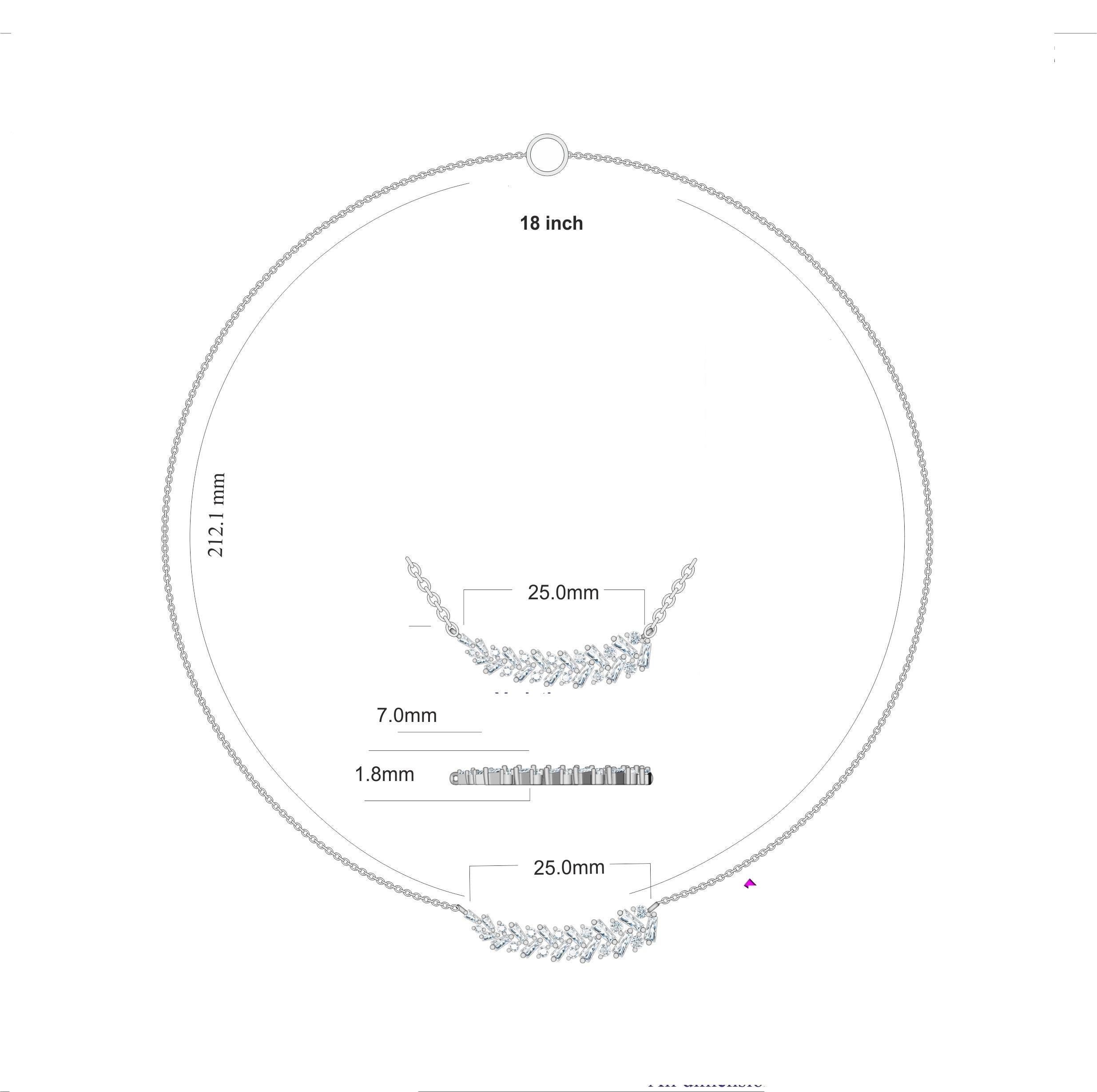 Aggiungi un tocco di luce al tuo look da giorno e da sera con questo pendente con diamante brillante a forma di corona. Il ciondolo è realizzato in oro bianco da 14 carati e presenta 12 diamanti tondi taglio brillante e 14 diamanti bianchi taglio
