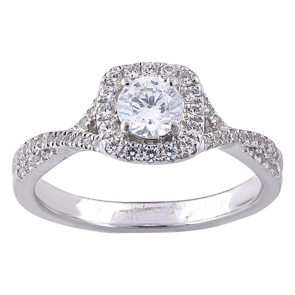 Keepsake 0.75 Carat Diamond Wedding Ring Set White Gold at 1stDibs ...