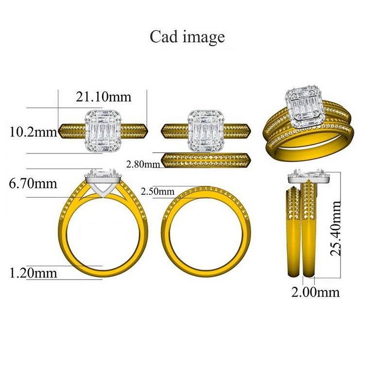 Cette bague éblouit par son diamant de taille ronde et son motif Criss-Cross. Décorée de 90 diamants blancs ronds de taille brillant et de 12 diamants blancs de taille baguette, sertis en micro-pinces, en pinces, en pavés et en canaux. Nous