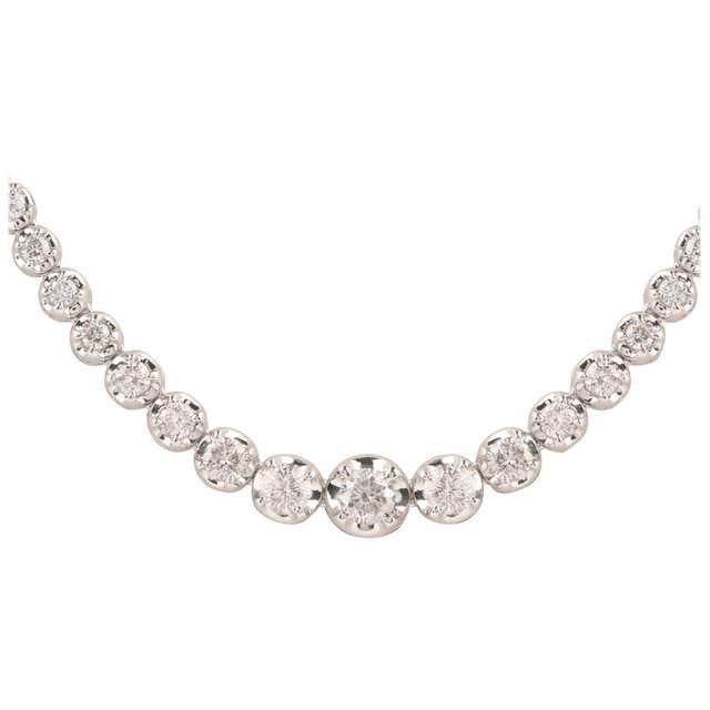 Diamond Platinum Necklace For Sale at 1stDibs | platinum necklaces