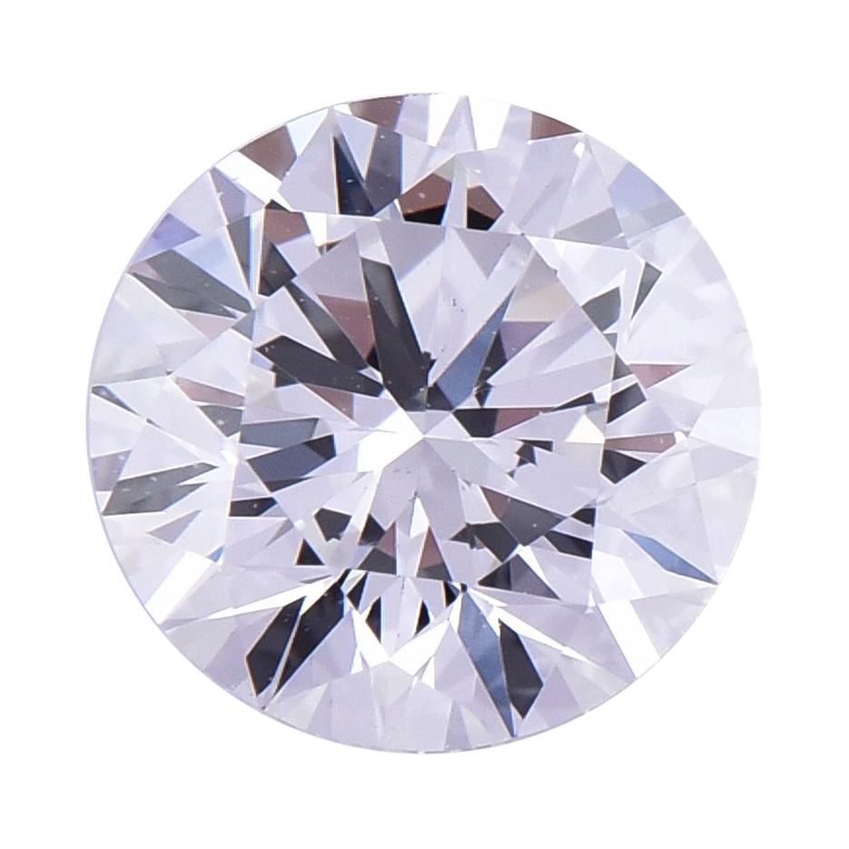 Diamant libre canadien certifié TJD, sans couleur, taille ronde brillant de 0,63 carat en vente
