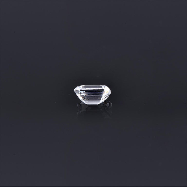 TJD GIA Certified 1.01 Carat Emerald Cut Loose Diamond, F Color VS1 Clarity In New Condition For Sale In New York, NY
