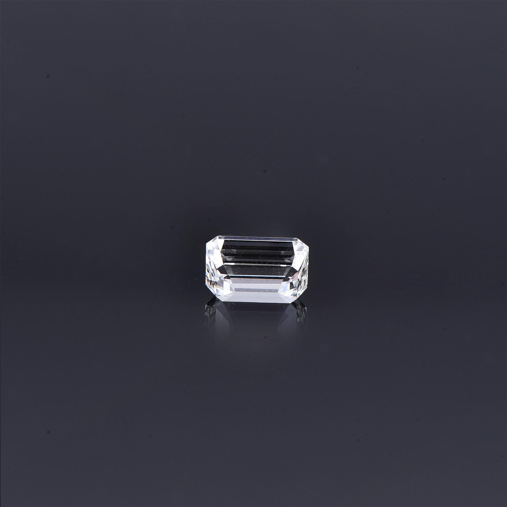Taglio smeraldo TJD GIA Certified 1,01 Carat Emerald Cut Loose Diamond, J Color IF ClarityTJD GI in vendita