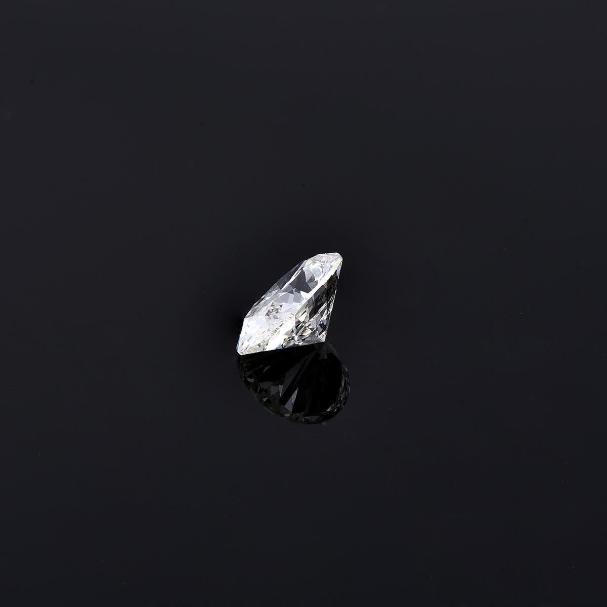 Moderno TJD GIA Certified 1.01 Carat Oval Brilliant Cut Loose Diamond Colore K IF Chiarezza in vendita