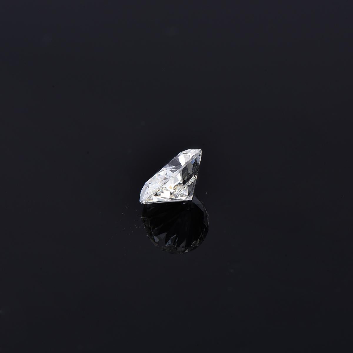 Moderno TJD GIA Certified 1,02 Carat Oval Brilliant Cut Loose Diamond Colore K IF Chiarezza in vendita