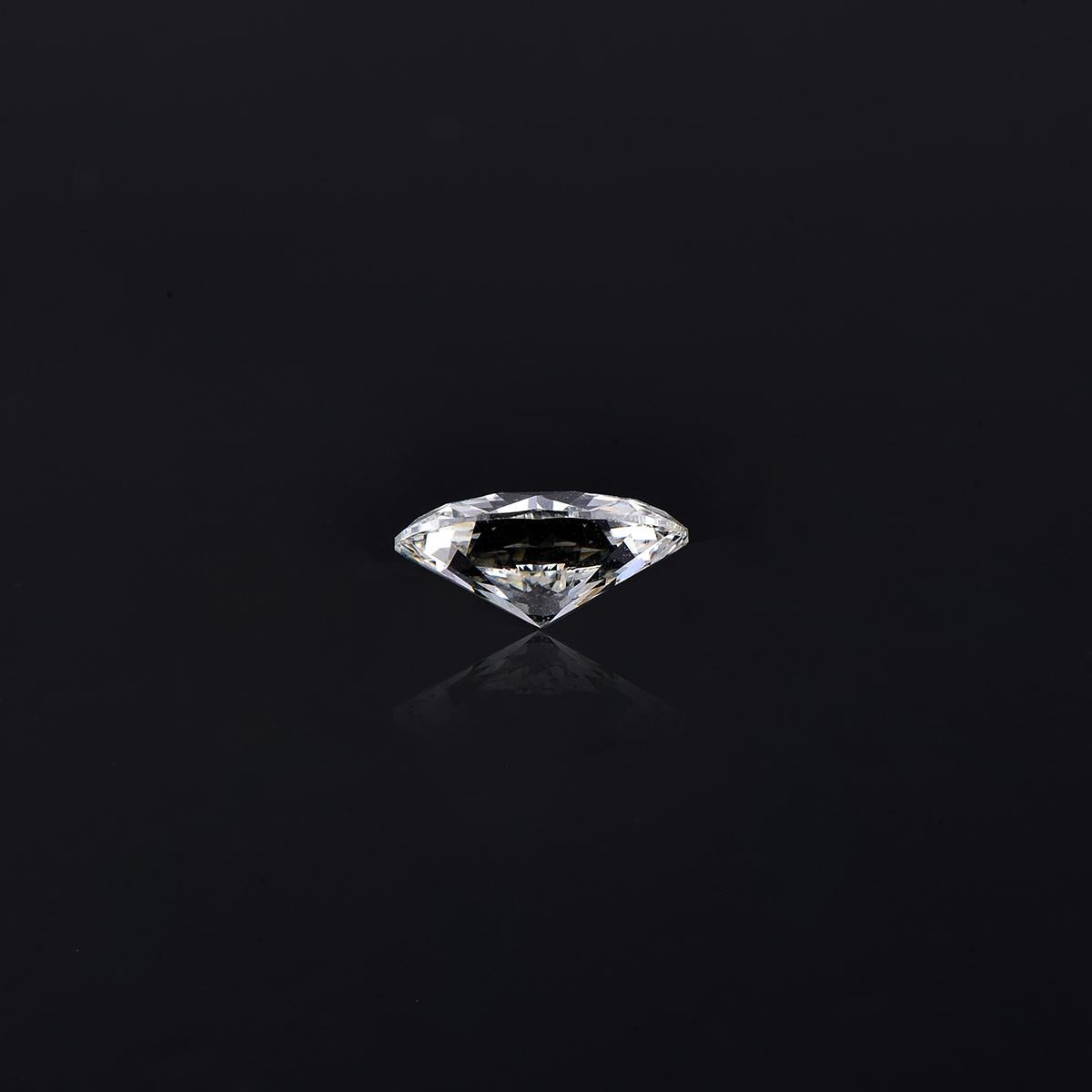 Taglio ovale TJD GIA Certified 1,02 Carat Oval Brilliant Cut Loose Diamond Colore K IF Chiarezza in vendita