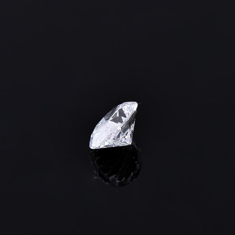 Modern TJD GIA Certified 1.03 Carat Oval Brilliant Cut Loose Diamond D Color IF Clarity For Sale