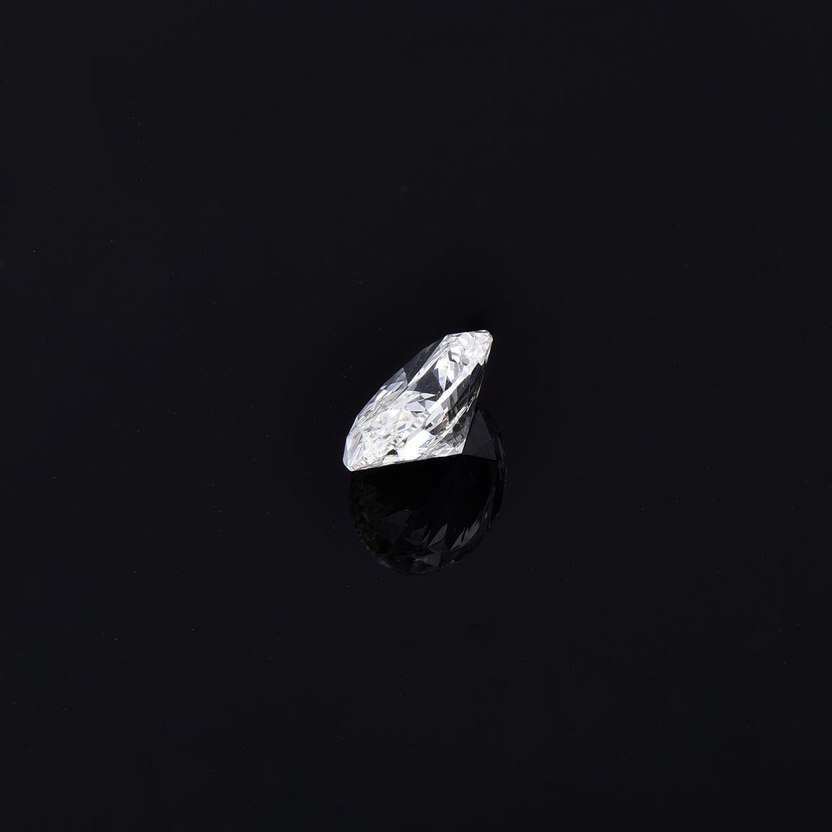 Moderno TJD GIA Certified 1,03 Carat Oval Brilliant Cut Loose Diamond Colore K IF Chiarezza in vendita