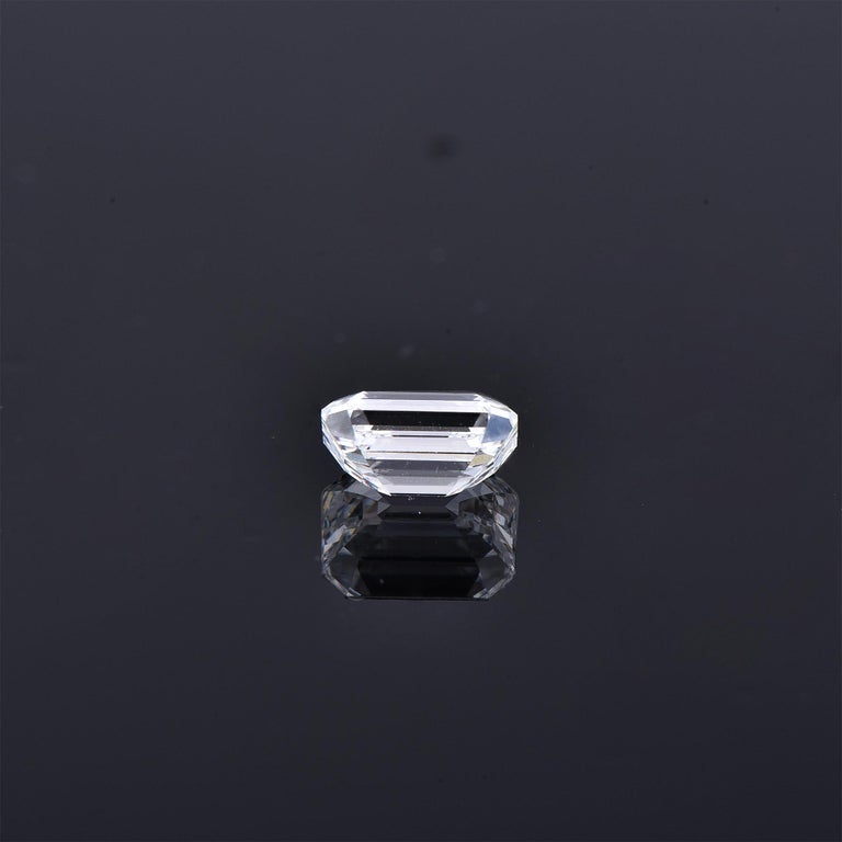 TJD GIA Certified 1.08 Carat Emerald Cut Loose Diamond, D Color VVS1 Clarity In New Condition For Sale In New York, NY
