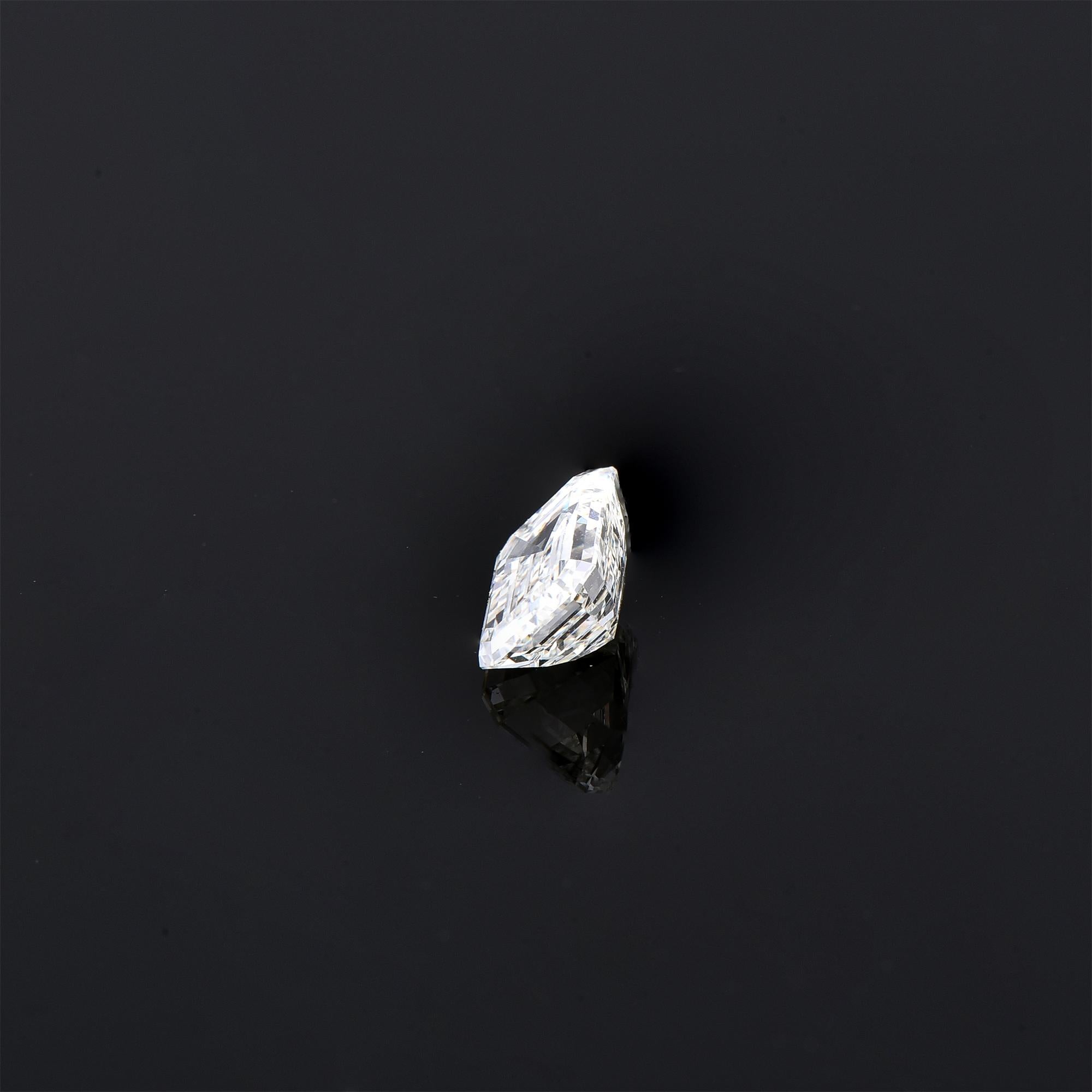 TJD IGI zertifiziert 1,03 Karat loser Diamant im Smaragdschliff, K Farbe IF Reinheit (Moderne) im Angebot