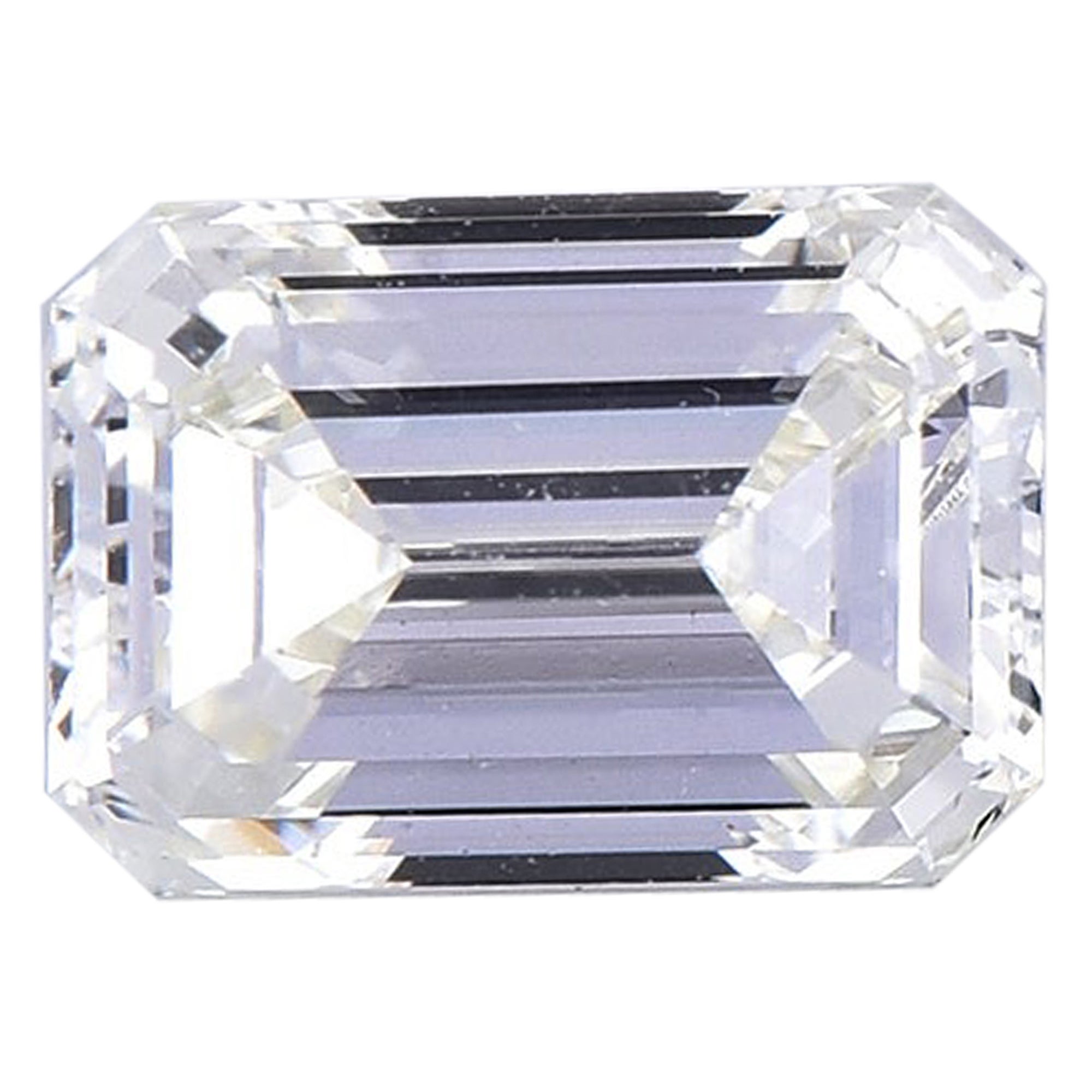 TJD IGI Certified 1,03 carati di diamante taglio smeraldo sfuso, colore K SE purezza
