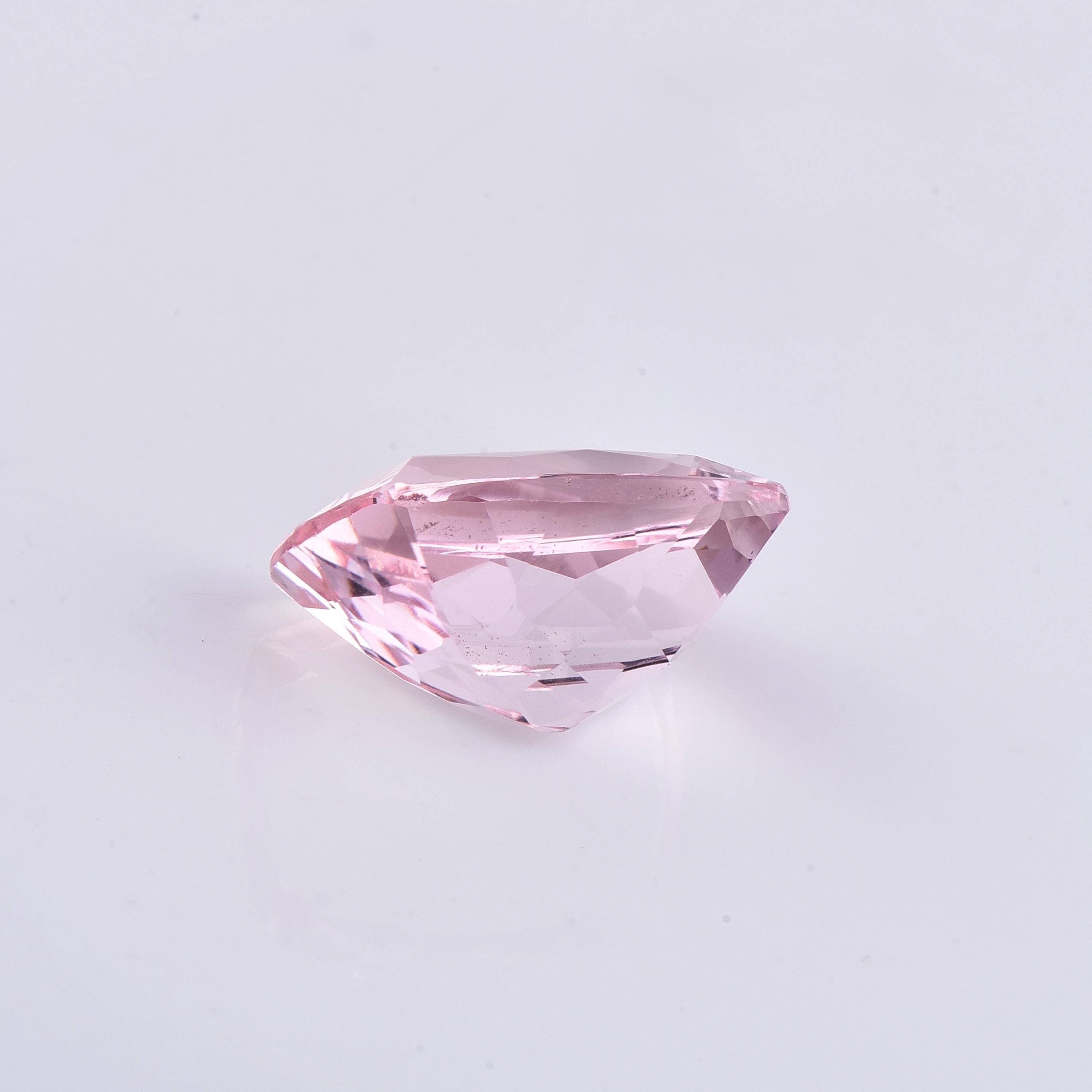 Create a Jewellery of your choice with this 16 x 12 mm Cushion Cut Natural Morganite colour stone.

Stone Information: Natural Morganite 
Shape/Cut: Cushion Cut
Color: Light Pink
Dimensions (mm): 16.00 x 12.00 x 8.60
Weight: 10.89ct

We follow