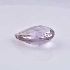 TJD Loose Natural Amethyst 13.20 Cts Pear Shape Gemstone for Any Jewellery