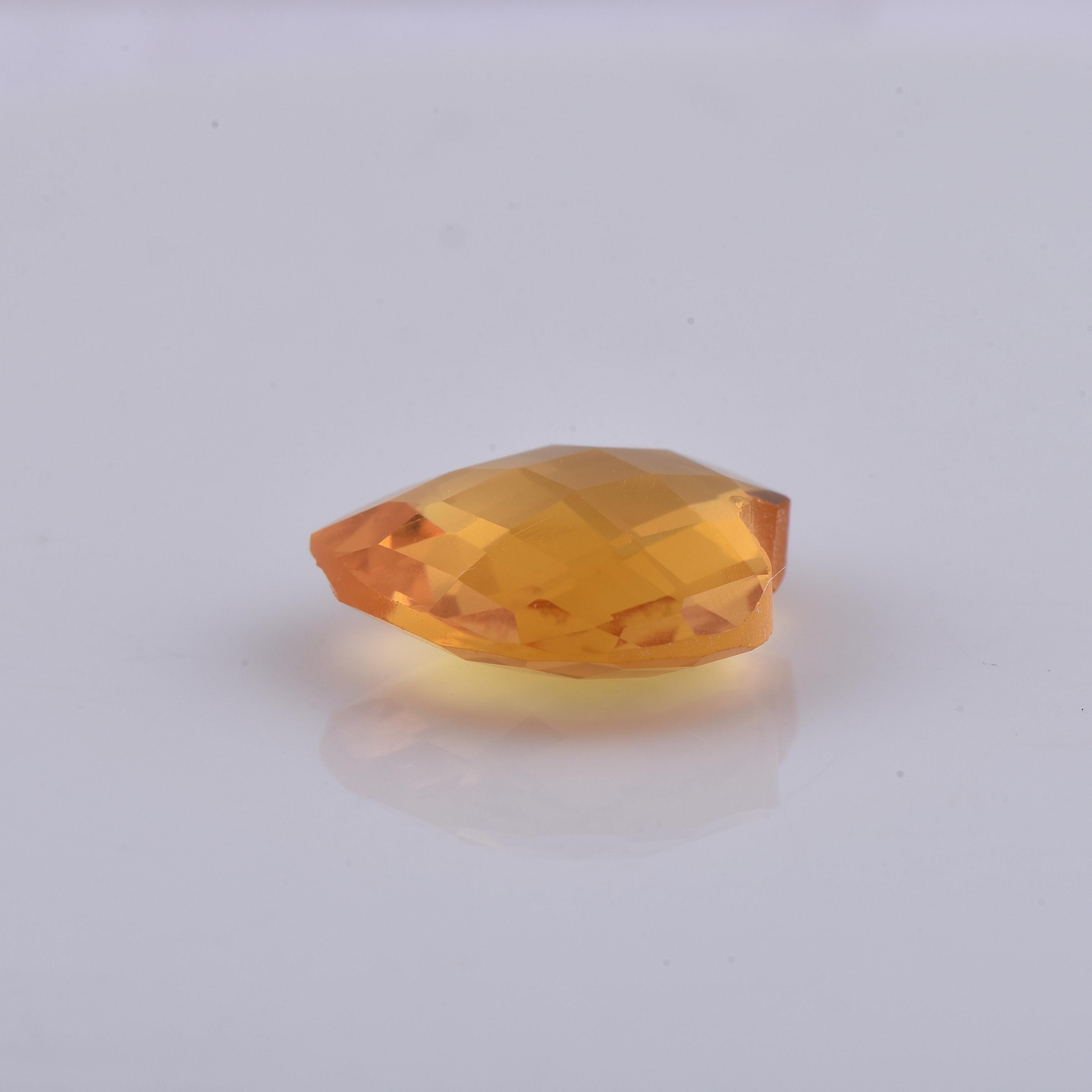 Stone Information: Natural Citrine 
Shape/Cut: Heart Shape
Color: Yellow
Dimensions (mm): 15.00 x 14.10 x 5.80
Weight: 7.29ct