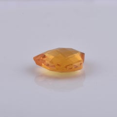 TJD Loose Yellow Natural Citrine 7.29 Ct Heart Shape Gemstone for Any Jewellery