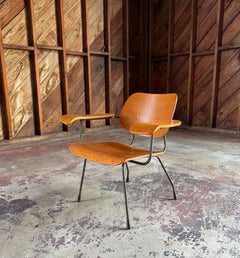 Tjerk Reijenga 8000 Bent Plywood Lounge Chair per Pilastro, Paesi Bassi C.C. 1962