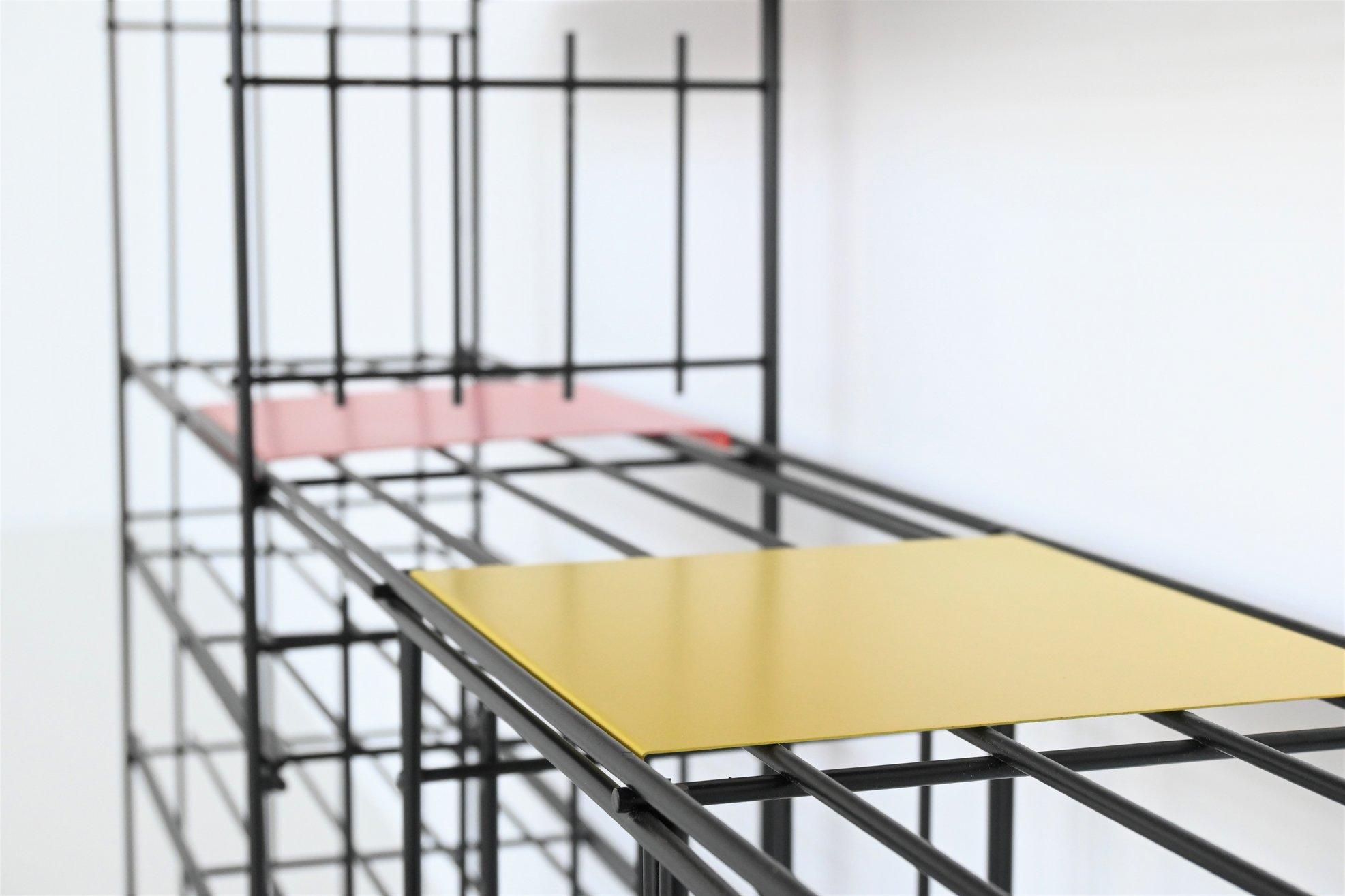 Metal Tjerk Reijenga Room Divider Pilastro The Netherlands, 1960