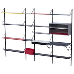 Tjerk Reijenga Shelving Wall Unit by Pilastro, Holland, 1960