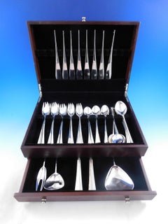 Tjorn by Dansk Set de couverts en argent Sterling 8 Service 50 Pieces Mid-Century Mod