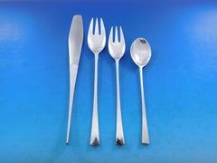 Tjorn by Dansk Sterling Silver Flatware Set 8 Service 51 Pieces Mid-Century Mod