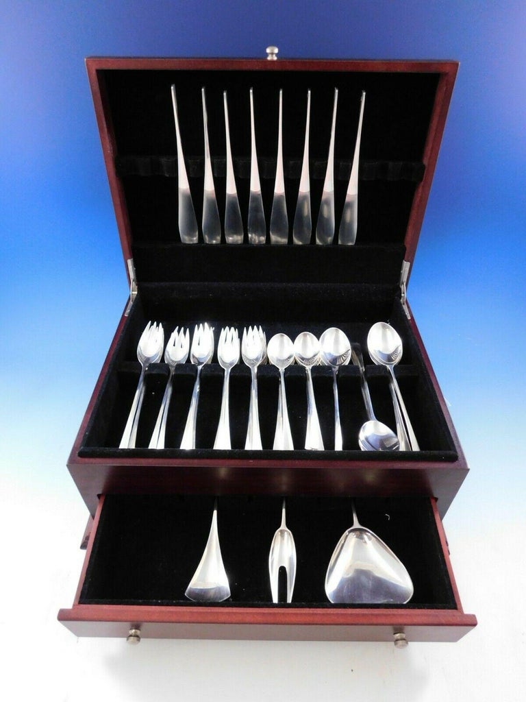 Tjorn by Dansk Sterling Silver Flatware Set for 8 Dinner Service, 43