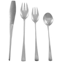 Retro Tjorn by Dansk Sterling Silver Flatware Set for 8 Service 35 Pieces Modern