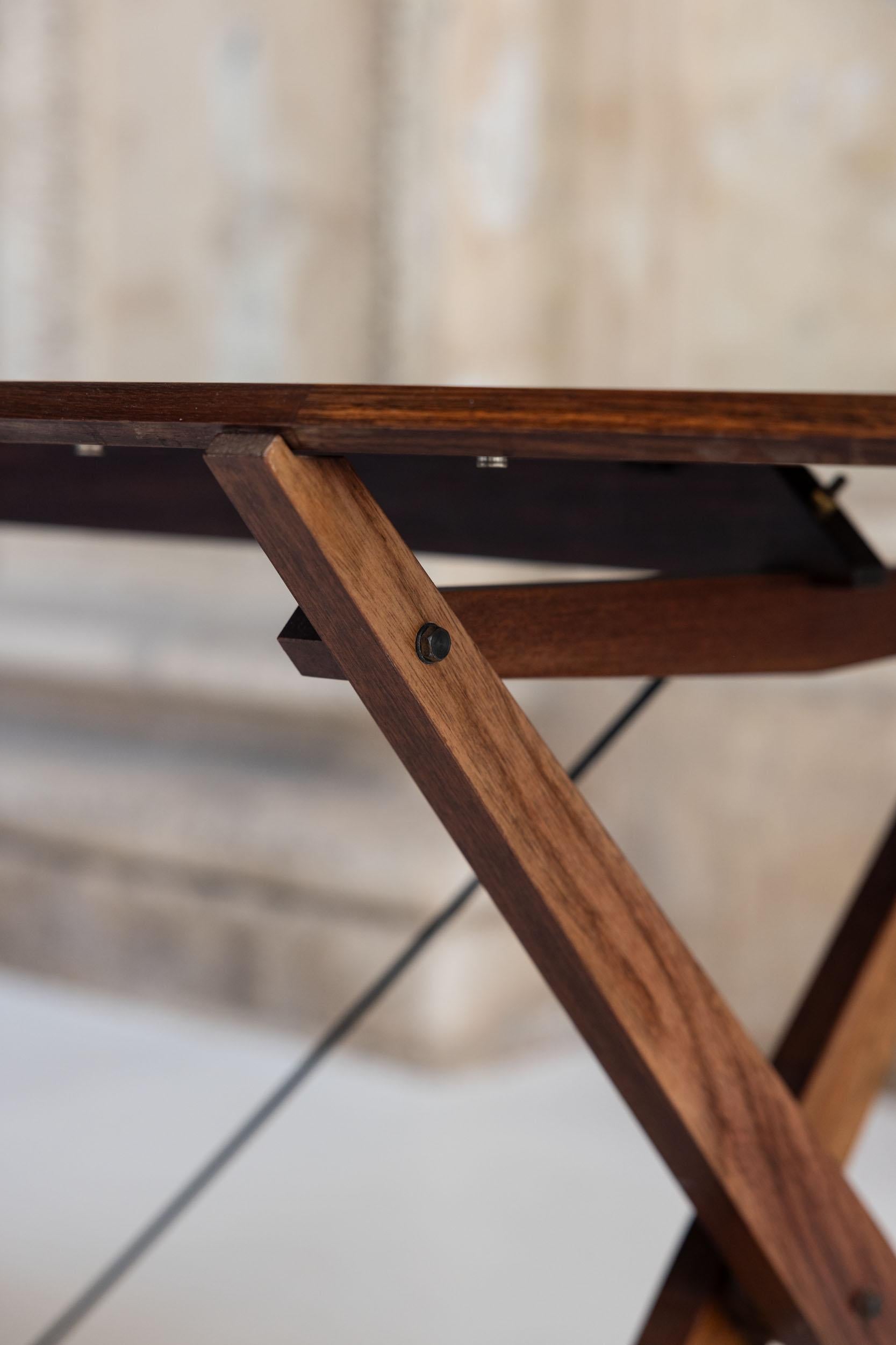 TL 22 Cavalletto-Tisch entworfen von Franco Albini für Poggi Pavia, Italien 1955 3