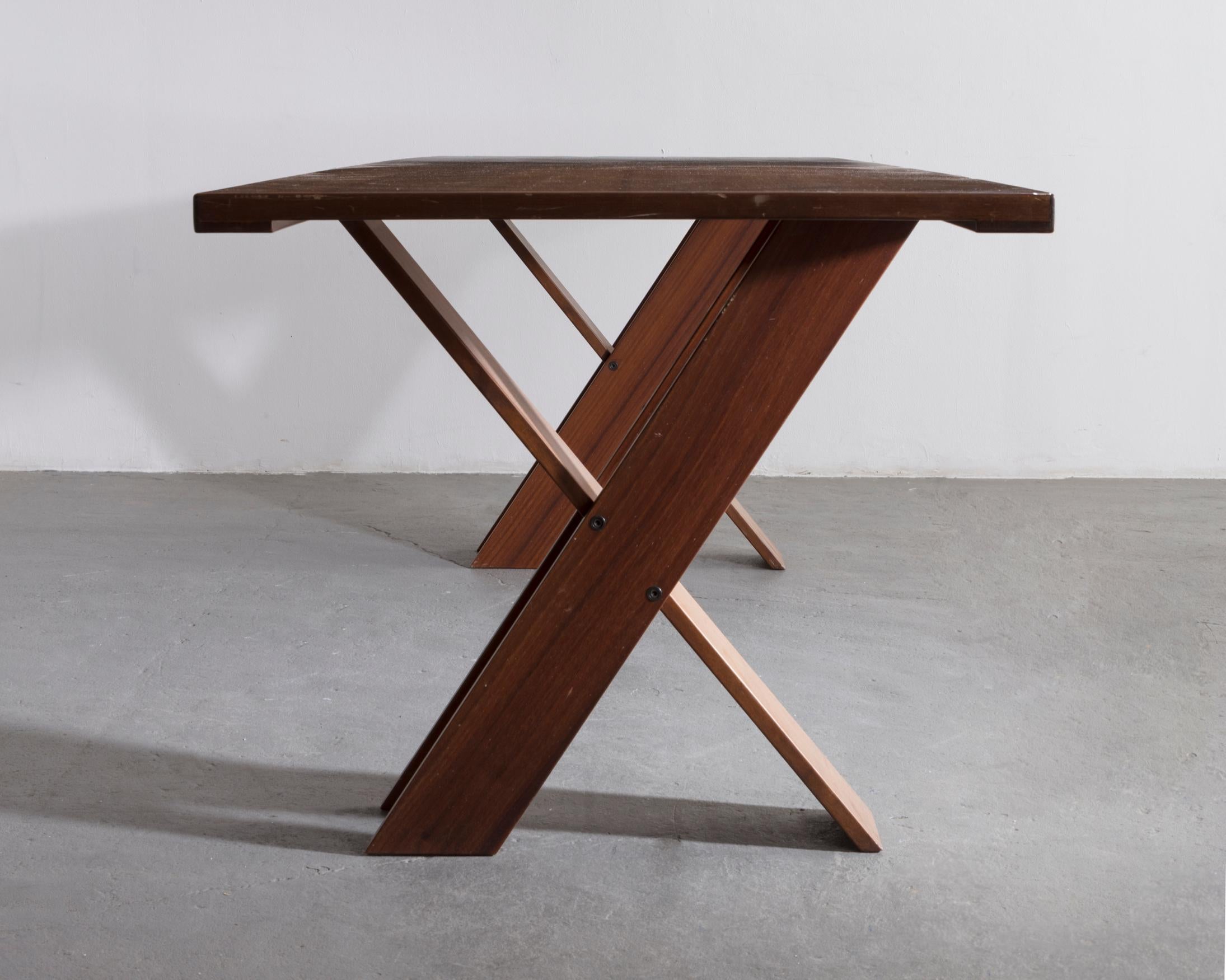 TL 58 Dining Table by Marco Zanuso, 1974 In Good Condition In New York, NY