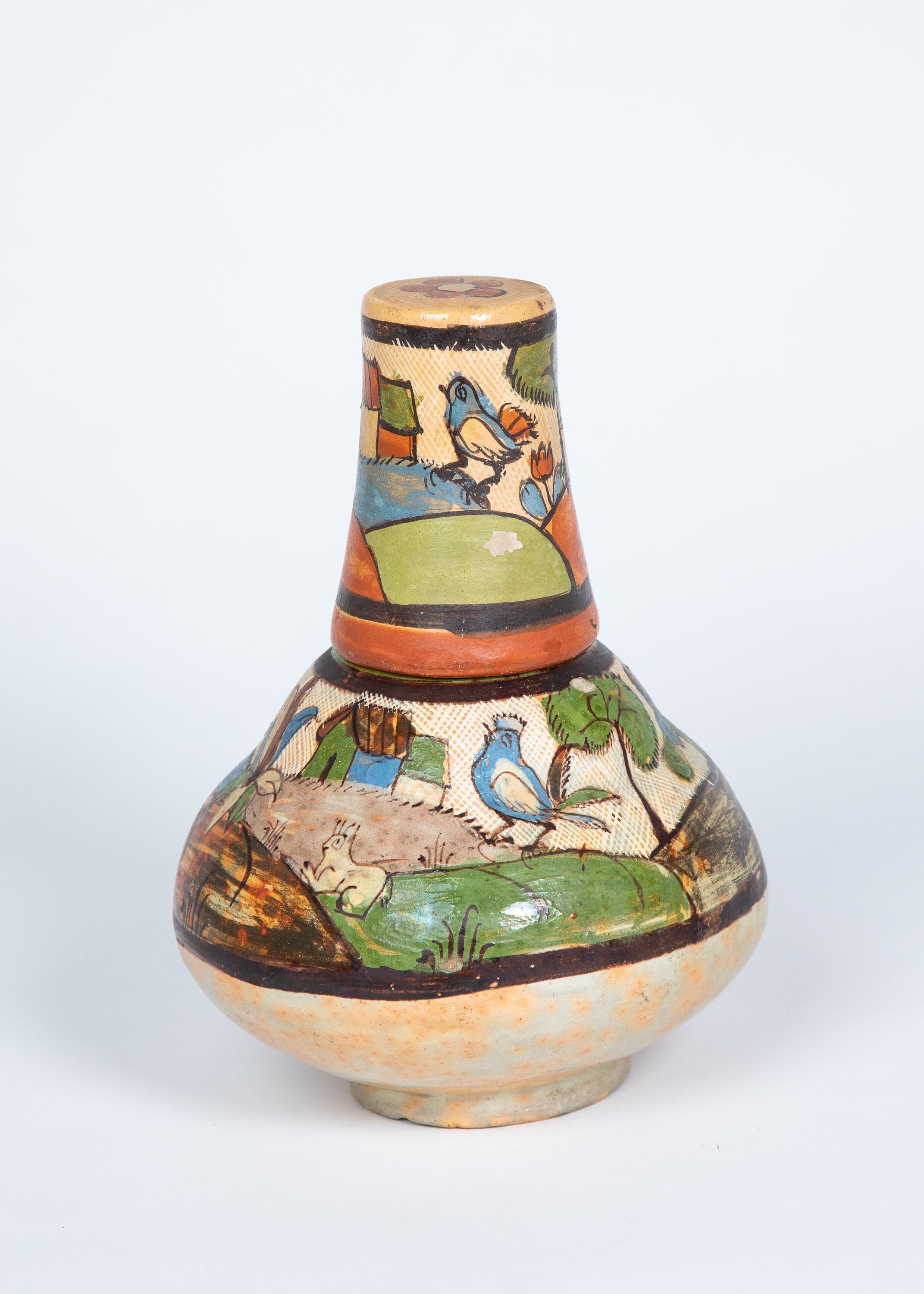 mexican pottery water jug