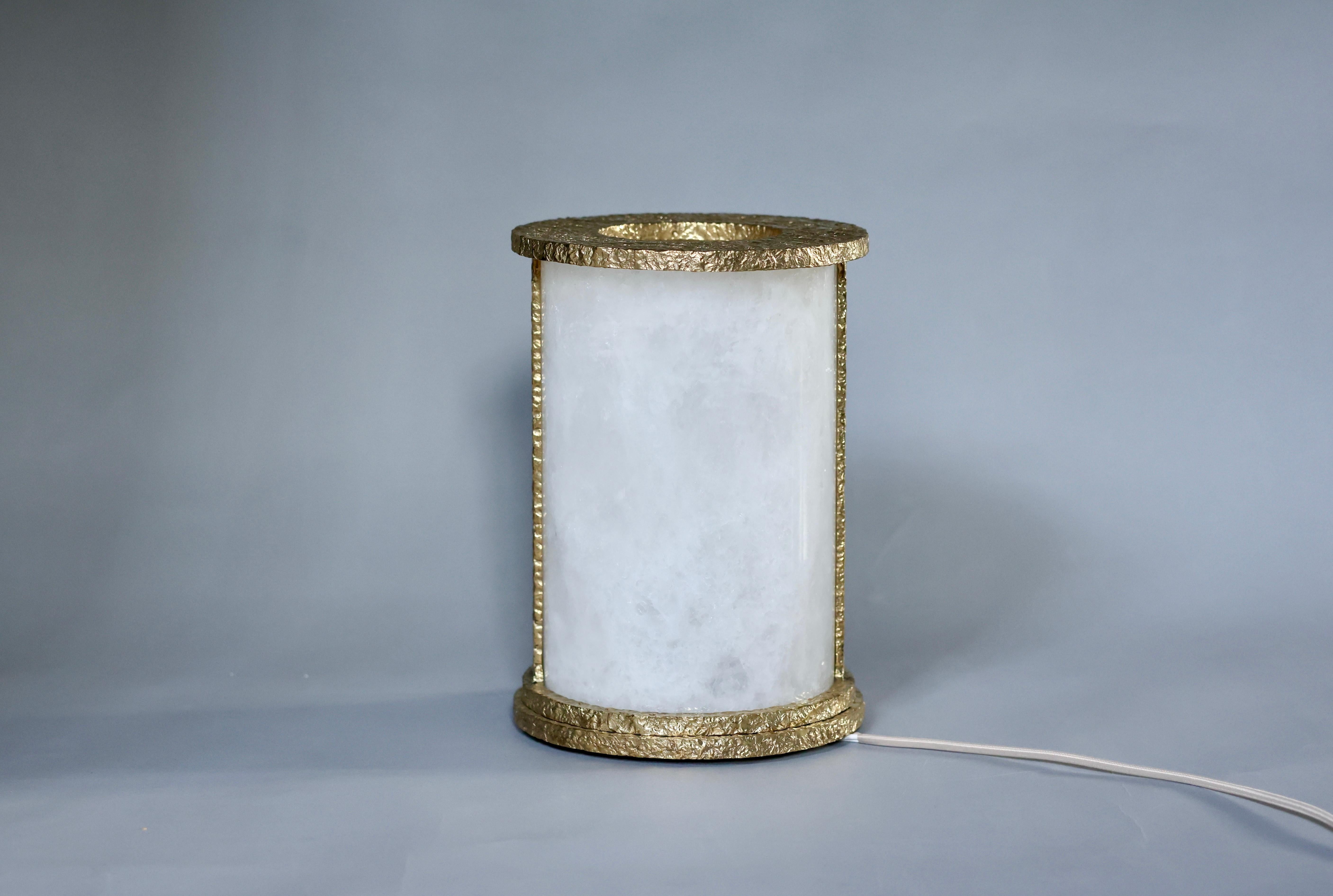 TLB13 Rock Crystal Table Light In New Condition For Sale In New York, NY