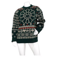 TM/KK Jersey de lana con estampado navideño de Takashi Murakami
