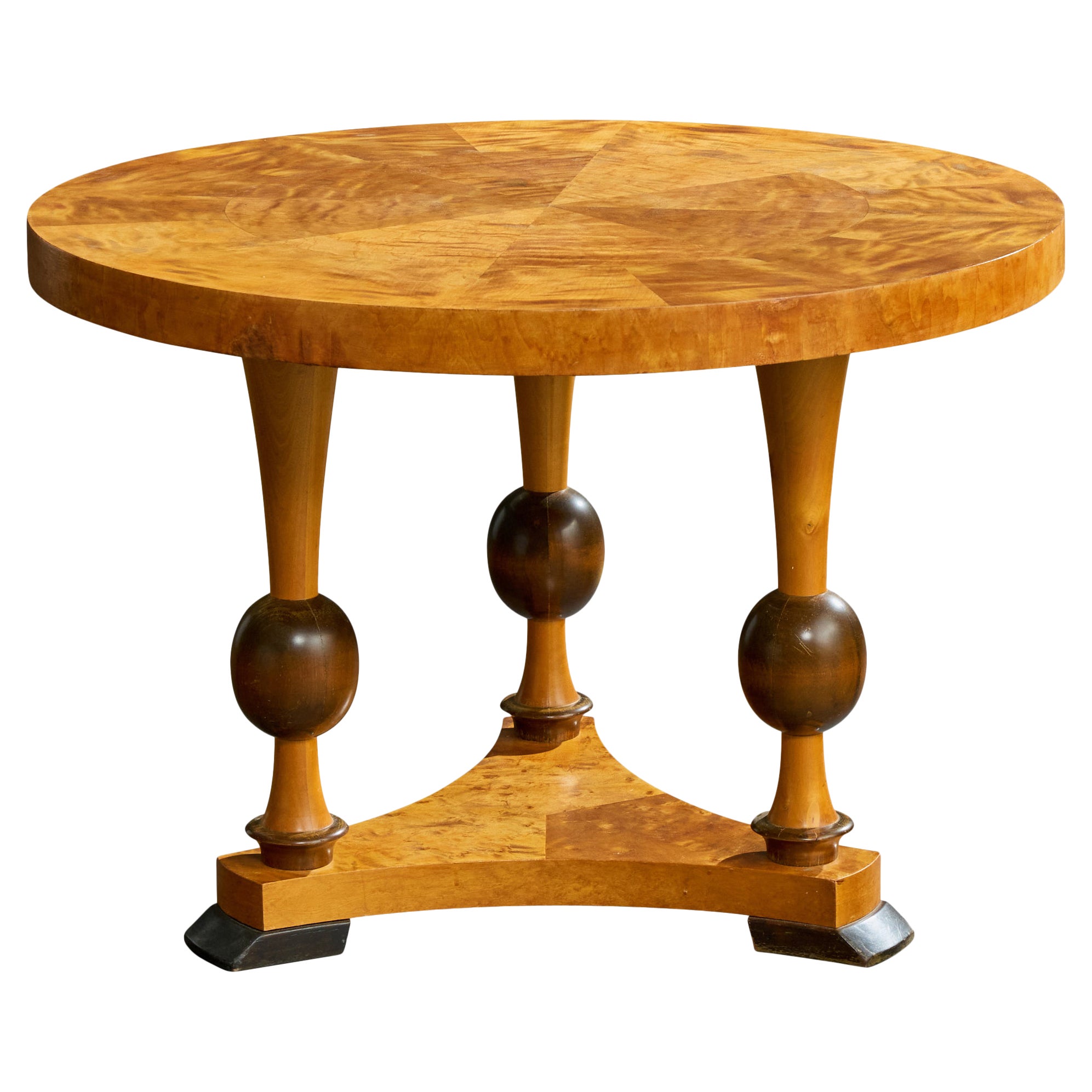 TMF, Side Table, Birch, Sweden, 1930s