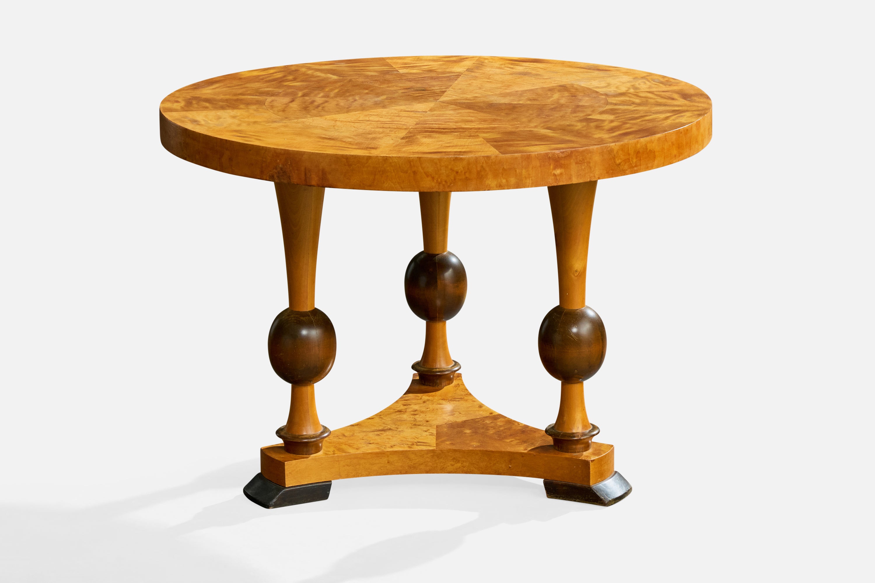 TMF, Side Table, Birch, Sweden, 1930s