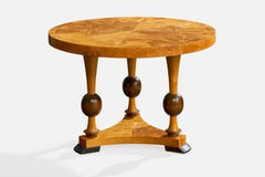 TMF, Side Table, Birch, Sweden, 1930s