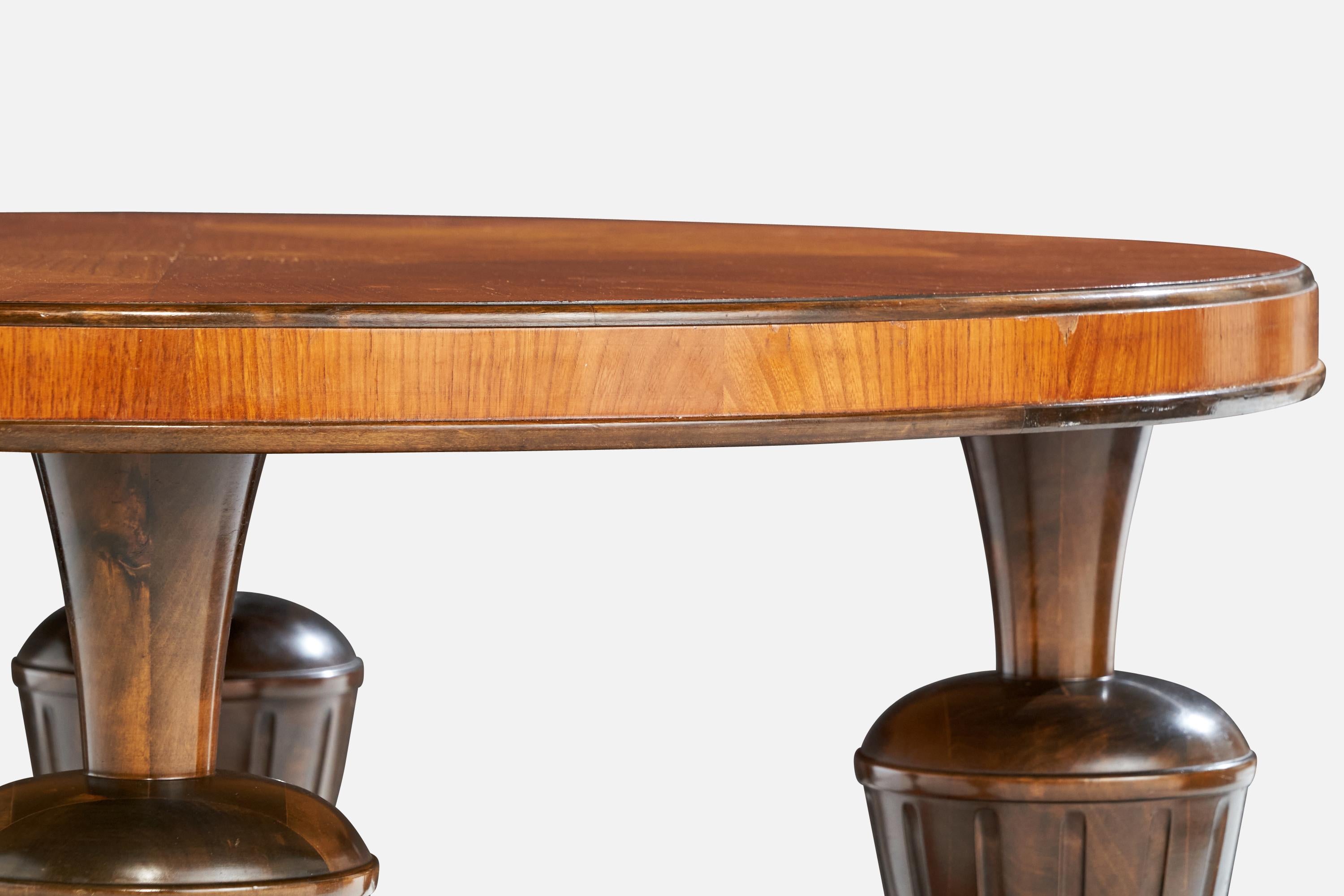 TMF, table d'appoint, chêne, bouleau, Suède, 1943 en vente 7