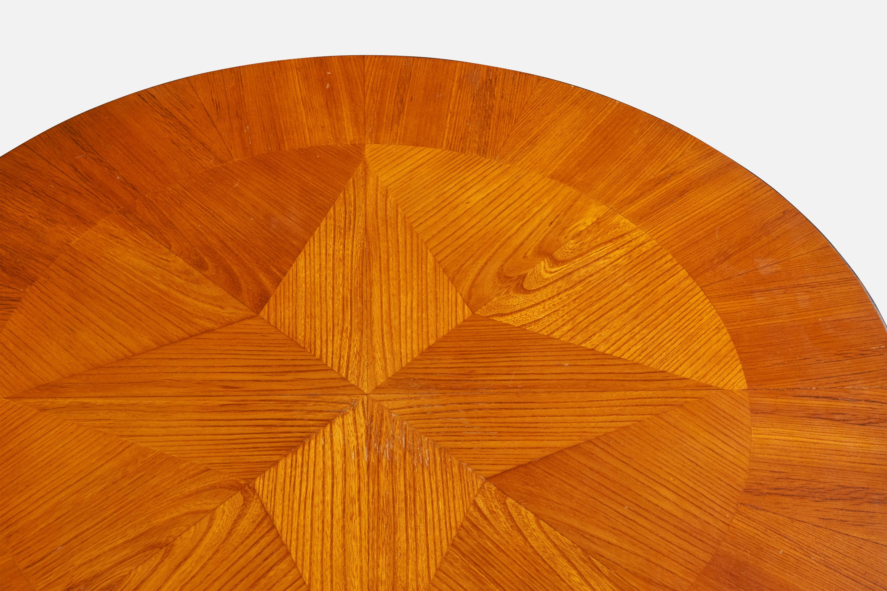 TMF, table d'appoint, chêne, bouleau, Suède, 1943 en vente 8