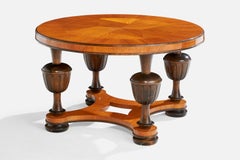 TMF, Side Table, Oak, Birch, Sweden, 1943