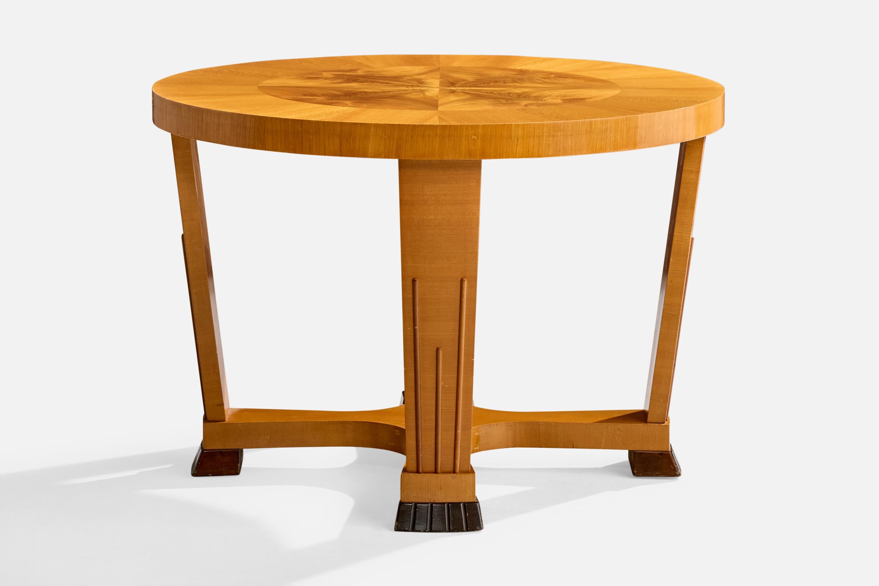 TMF, Beistelltisch, Holz, Schweden, 1930er Jahre (Skandinavische Moderne) im Angebot