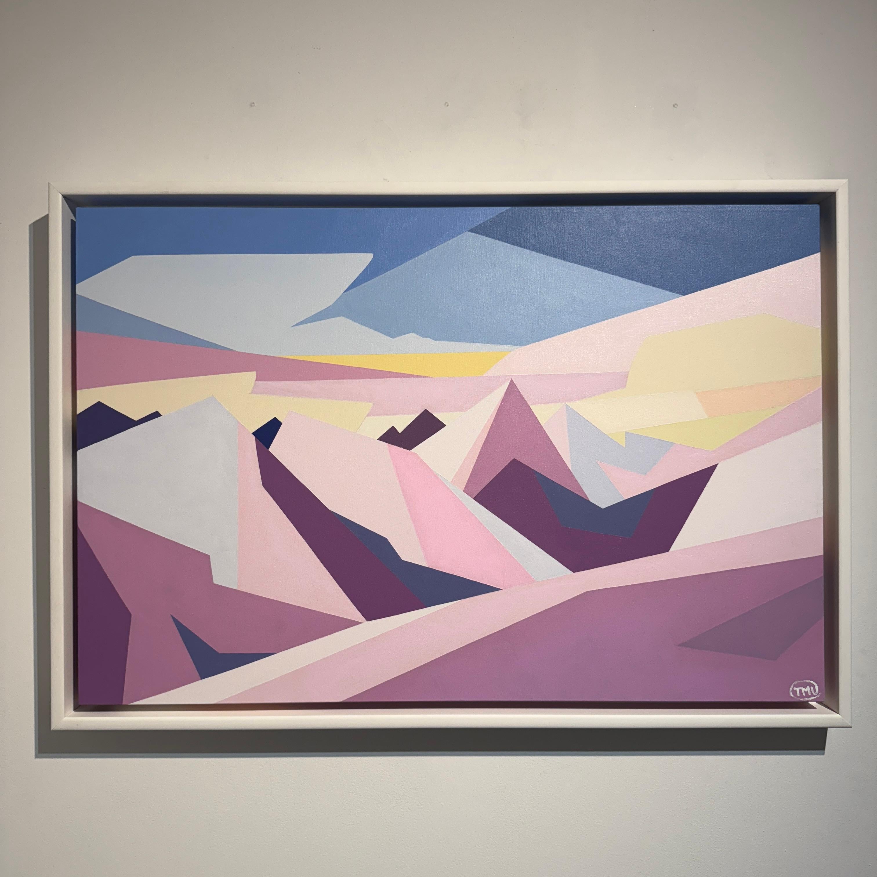 TMU Abstract Painting - Golden Light