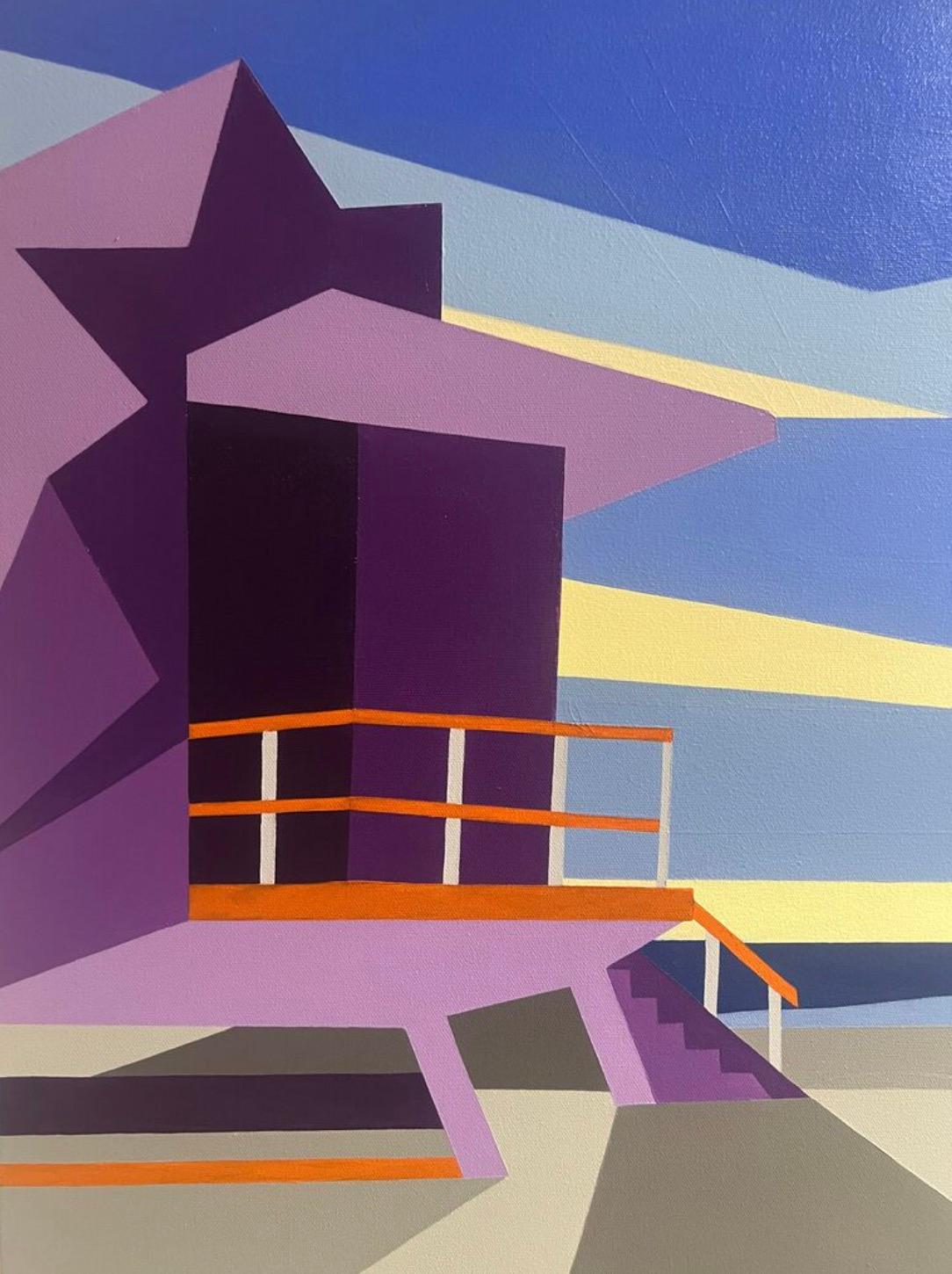 Miami Daze (Grau), Abstract Painting, von TMU