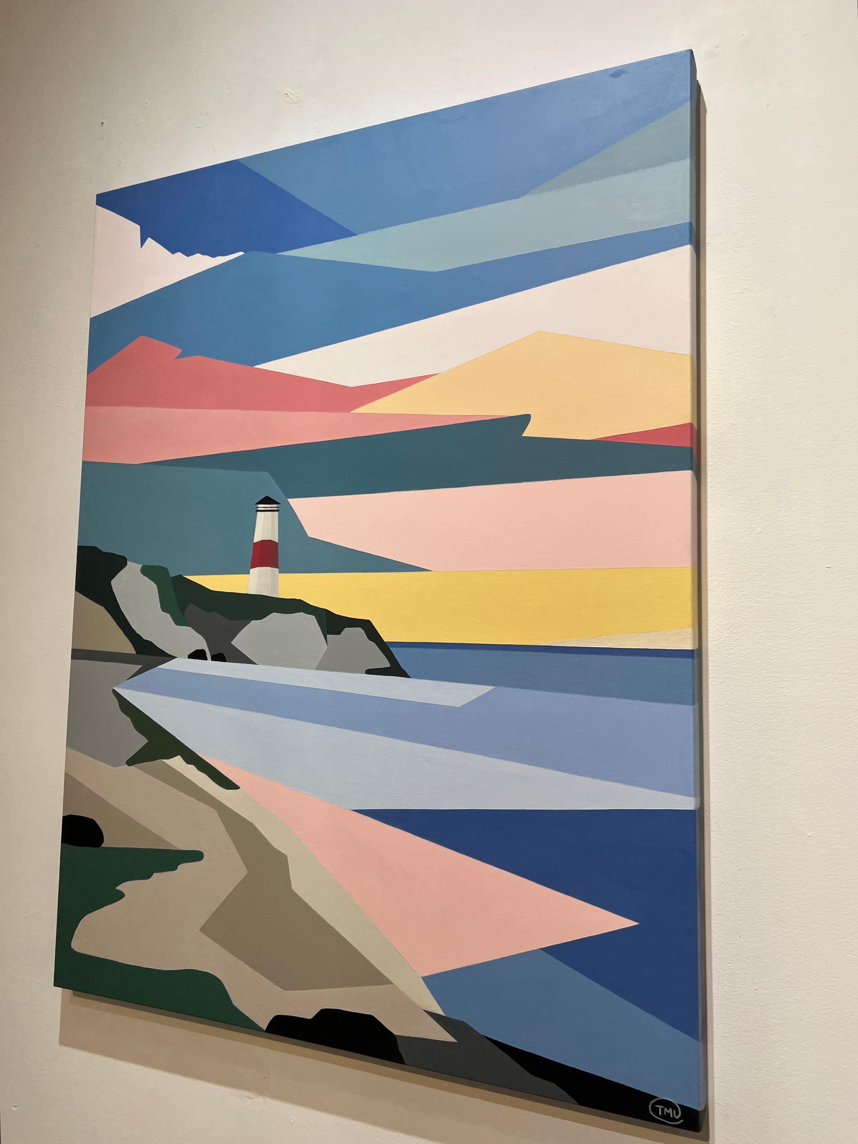 Alba di Montauk - Painting Contemporaneo di TMU