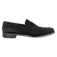 TO BOOT NY Size 11 Black Slip On Penny Loafers