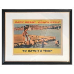 „To Catch A Thief“, gerahmtes Poster, 1963R