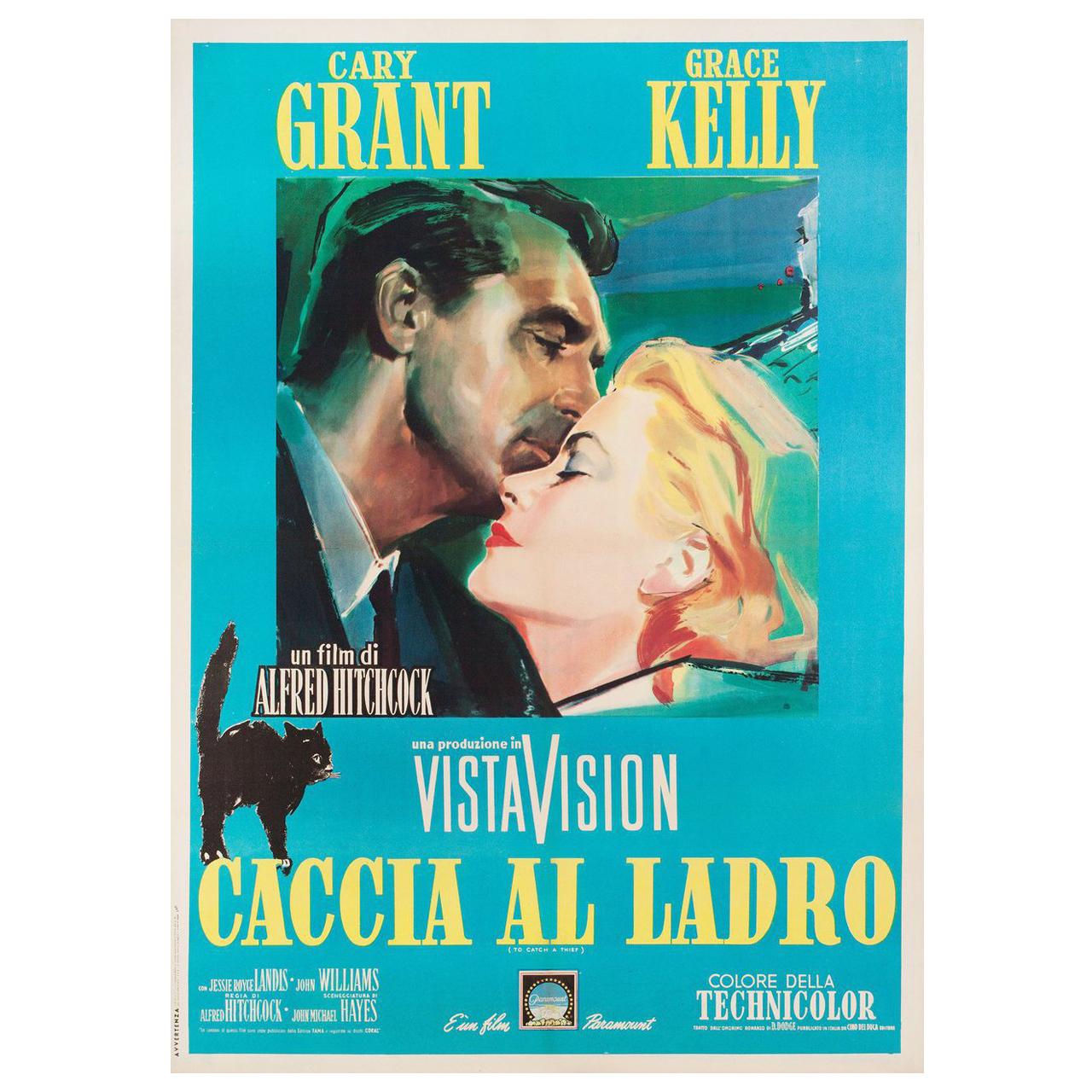 To Catch a Thief R1961 Italian Due Fogli Film Poster