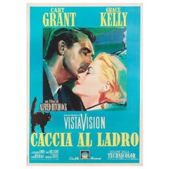 To Catch a Thief R1961 Italienisch Due Fogli Film Poster