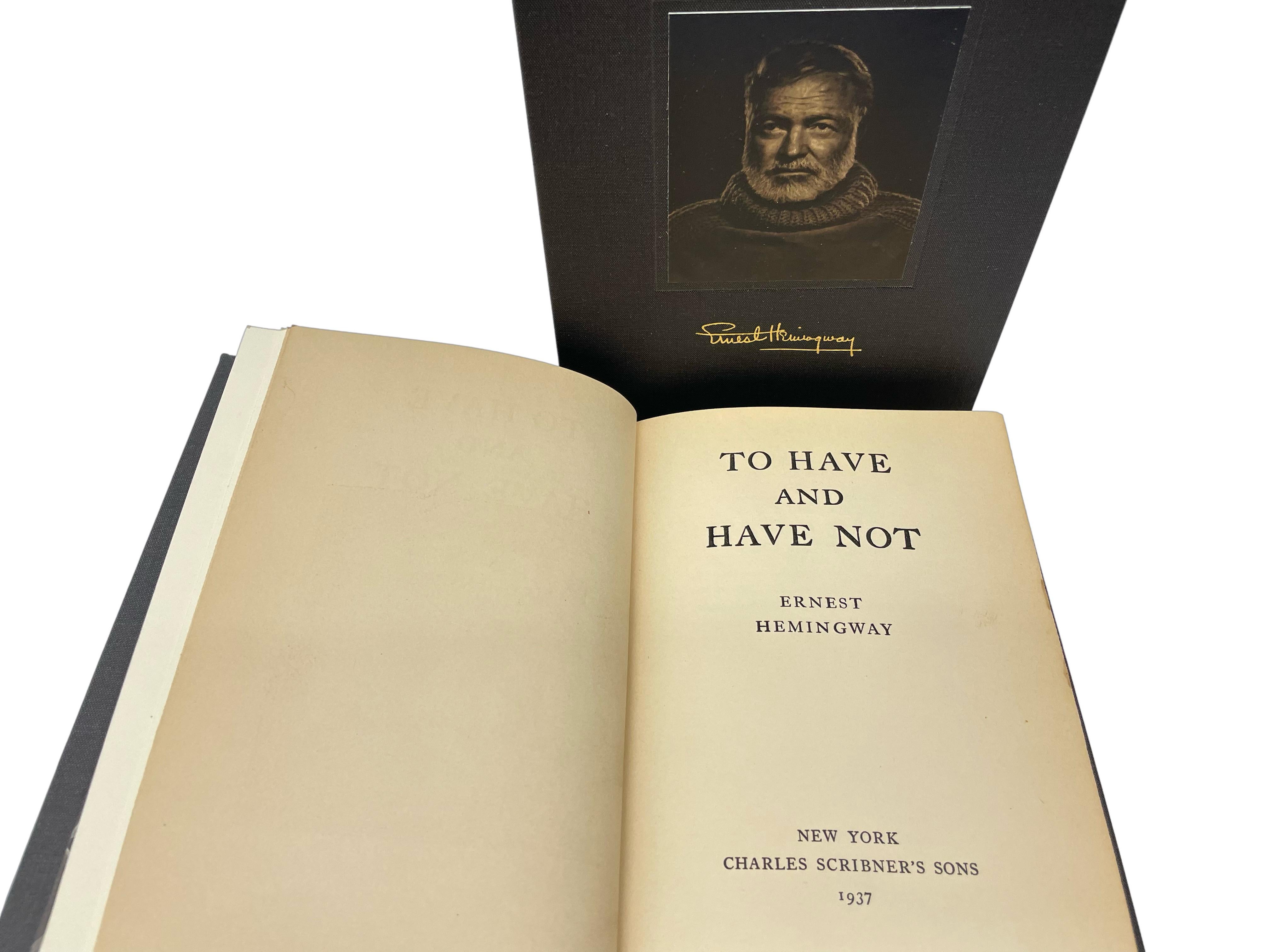 to have and have not first edition