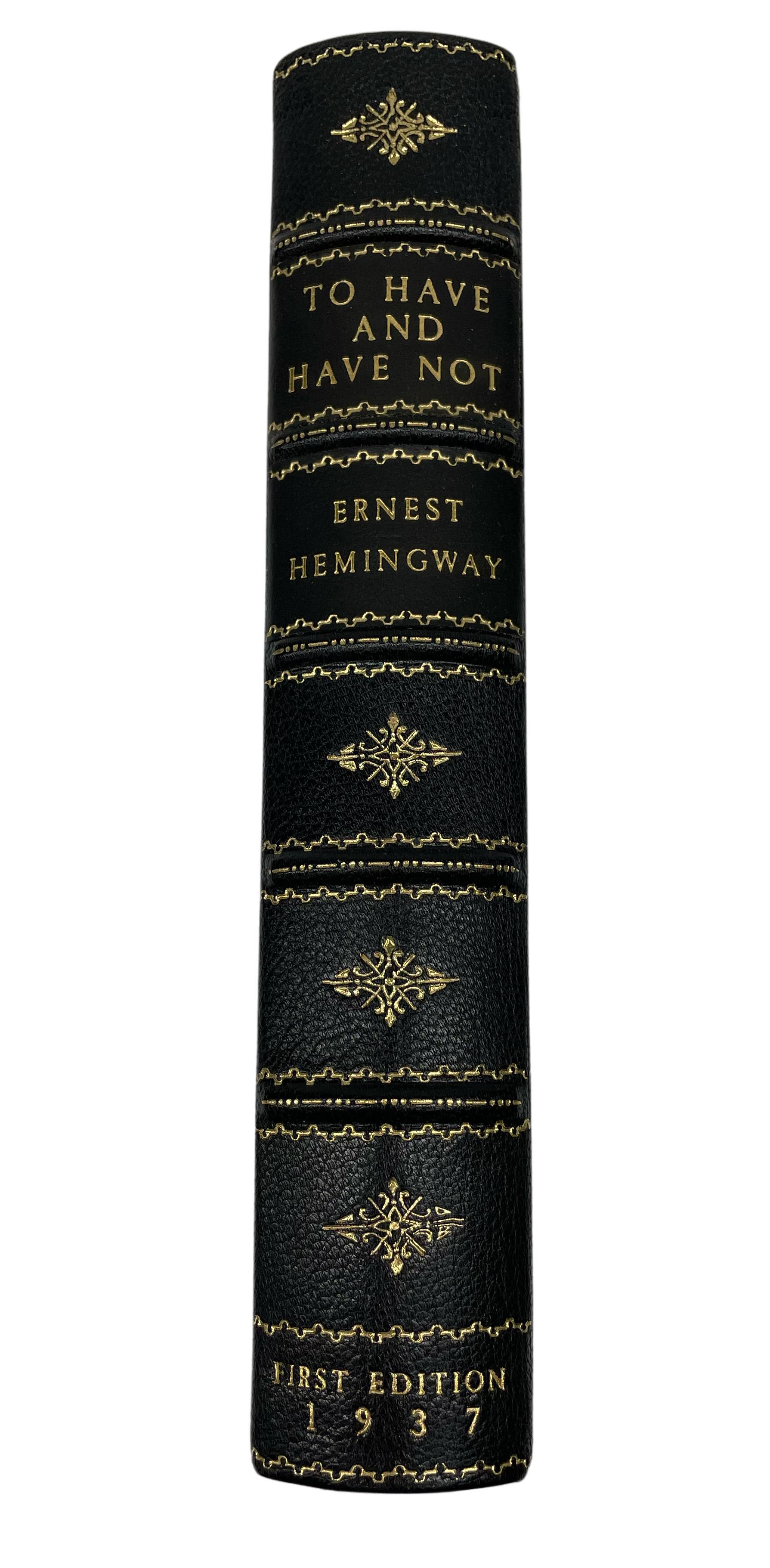 Modern To Have and Have Not by Ernest Hemingway, First Edition, 1937 For Sale