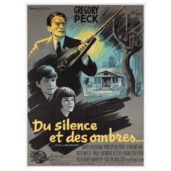 To Kill a Mockingbird 1963 French Moyenne Film Poster, Boris Grinsson