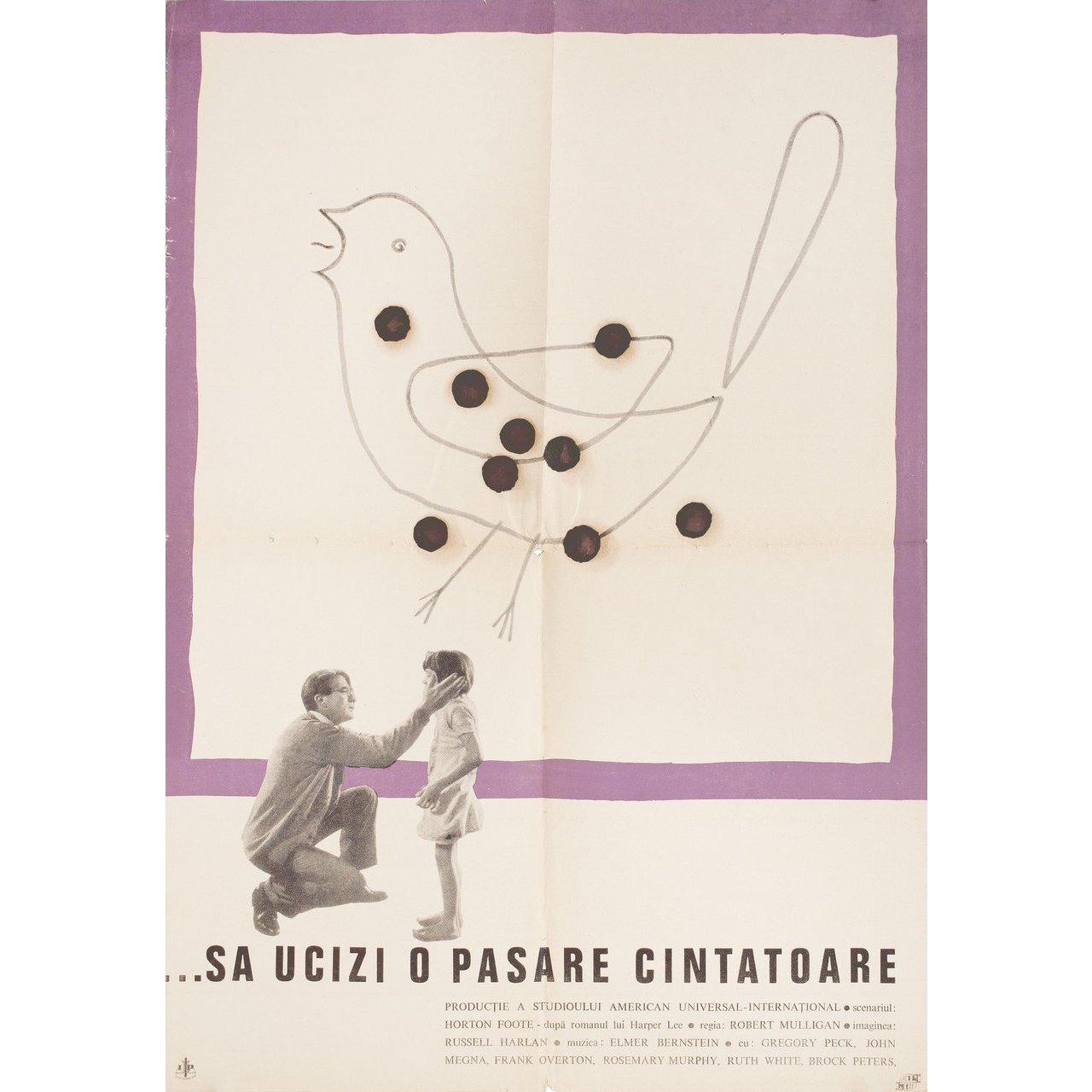 German To Kill a Mockingbird 1963 Romanian B2 Film Poster